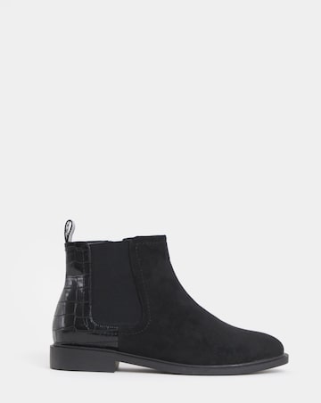 Helina Classic Ankle Chelsea Boots - Wide Fit (E)