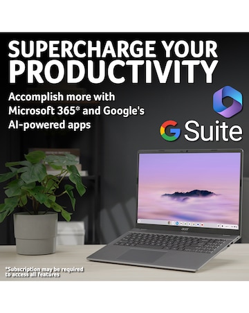 Acer Chromebook Plus 516 - 16in Intel Core i3 8GB 128GB WUXGA - Iron