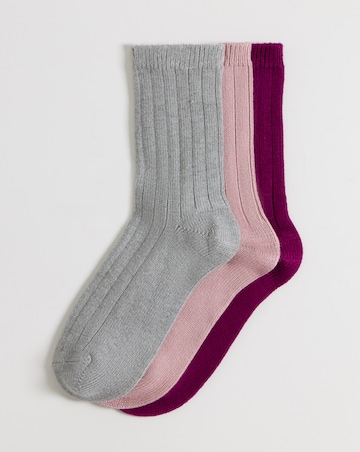 Pretty Secrets (3 Pack) Soft Light Thermal Socks