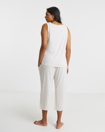 Pretty Lounge Moon & Star Print Culotte Set