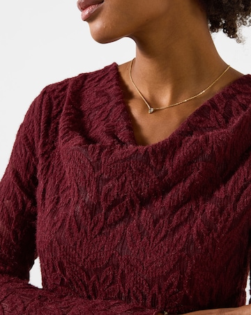 Joe Browns Belted Lace Tunic Top With Frill Skirt Detail