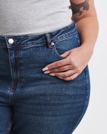 Simply Be 99 1 Indigo Comfort Relaxed Straight Leg Jeans