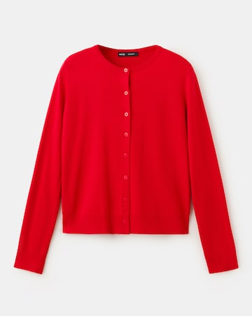 Mango Knitted Button Cardigan