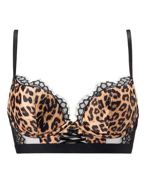 Ann Summers Wild Obsession Padded Wired Plunge Bra Multi