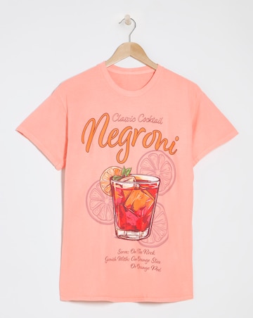 Simply Be Peach Negroni Cocktail T-Shirt