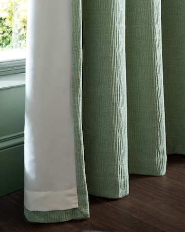 Catherine Lansfield Crinkle Chenille Curtains