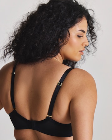 Ann Summers Sexy Lace Planet Balcony Bra Black