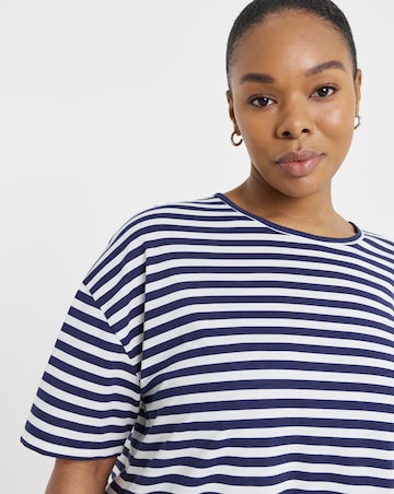 Pretty Secrets Back to Basics Pyjama Short Set Stripe