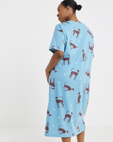 Pretty Secrets (2 Pack) Value Dog Print Midi Nighties