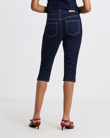 Simply Be Indigo Capri Jeans Co Ord