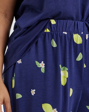 Pretty Secrets Value Pyjama Set Lemon Print