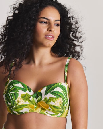 MAGISCULPT Twist Front Underwired Bandeau Bikini Top