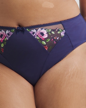 Elomi Himari High Leg Knicker Midnight