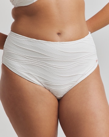 Fantasie Beach Waves High Waist Bikini Brief Linen