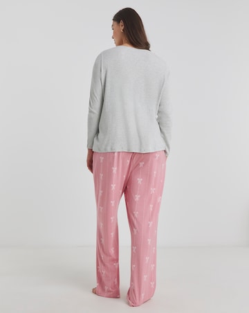 Ribbed Henley Pyjama Set