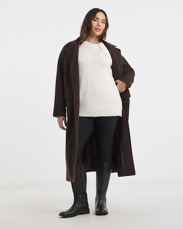 Simply Be Cream Puff Sleeve Jumper