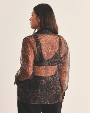 Leopard Organza Shirt