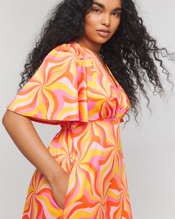 Twisted Wunder Grace Satin Maxi Dress