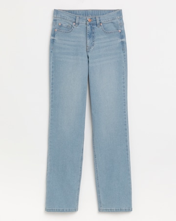 24/7 Light Wash Straight Leg Jeans