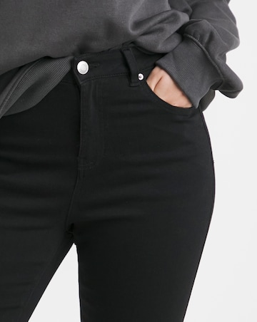 Black Highwaist Super Stretch Skinny Jeans