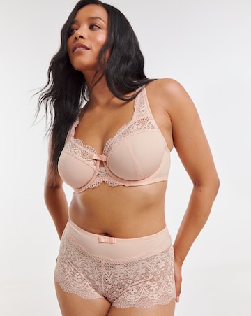 Pretty Secrets (2 Pack) Lottie Lace Briefs Navy/Blush