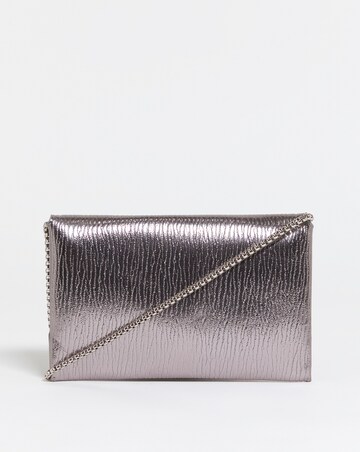Pewter Mini Clutch Bag