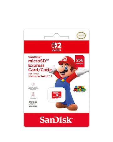 SanDisk MicroSD Express Card for Nintendo Switch 2 - 256GB