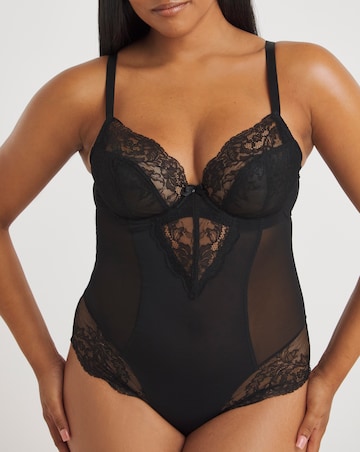 Panache Ana Non Pad Wired Bodysuit Black