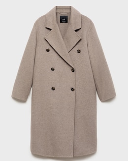 Mango Double Breasted Wool Coat