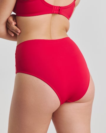 Pretty Secrets (2 Pack) Hannah Heart Full Brief Knickers Red/Black