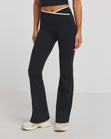 TALA DayFlex Contrast Trim Wrap High Waisted Yoga Pant