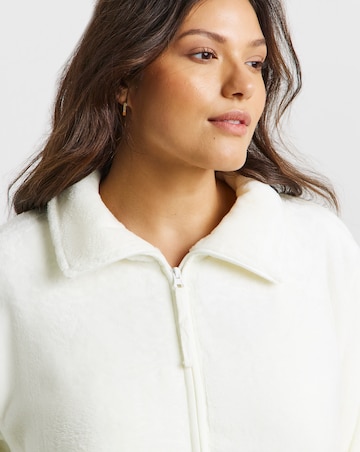 Pretty Secrets Fleece Zip Through Snuggle Top