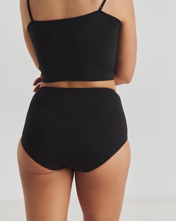 Pretty Secrets (7 Pack) Full Fit Knickers Black