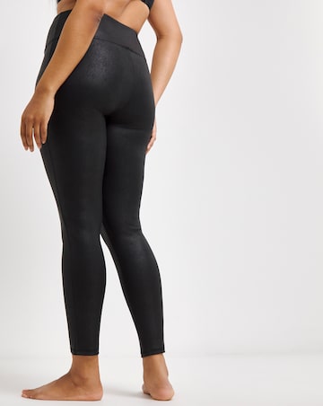 MAGIC Bodyfashion Leather Look Leggings Black