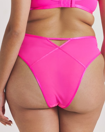 Ann Summers Desiring Decadence High Waist Brazilian Bright Pink