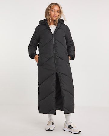 Maxi Padded Coat - Black