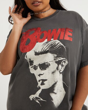 Charcoal David Bowie License Tee