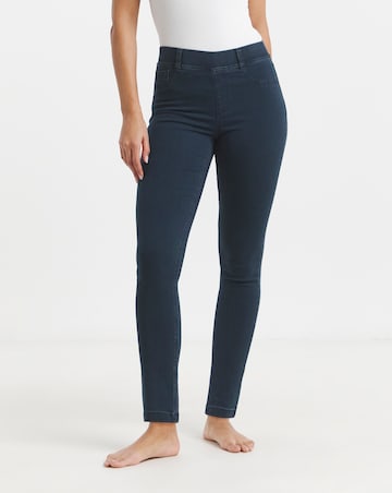 Bella Dark Indigo Pull On Slim Leg Jeggings