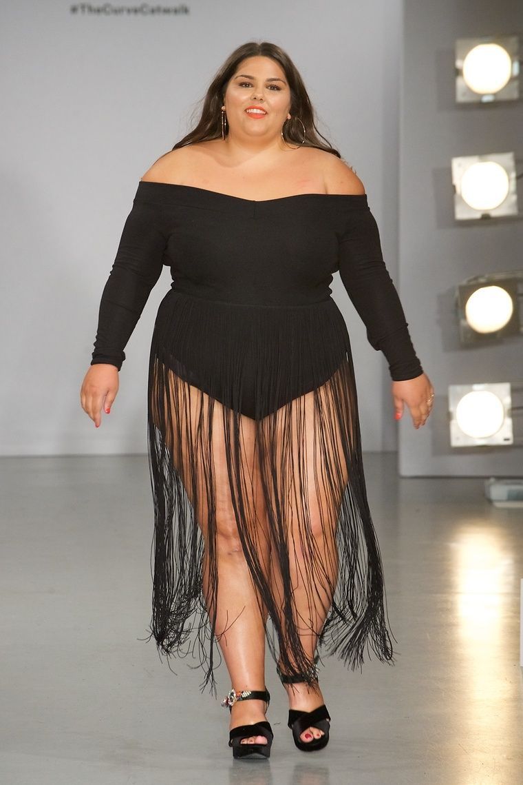 Callie Thorpe on the catwalk