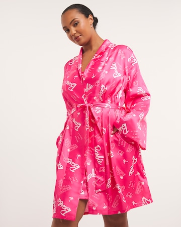 Barbie Satin Chemise and Dressing Gown Set