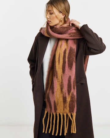 Multi Brushed Patterned Scarf