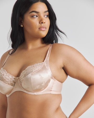 Pretty Secrets (2 Pack) Laura Full Cup Wired Bras (B-H) Black/Blush