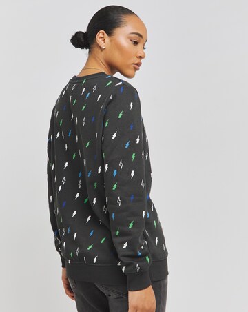 Lightning Bolt Printed Sweatshirt