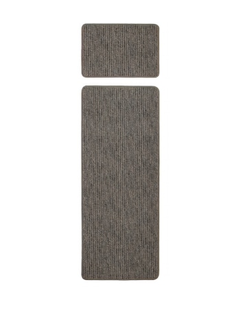 Stripe Utility Runner & Doormat Set