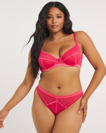 Figleaves Pimlico Thong - Red Leopard
