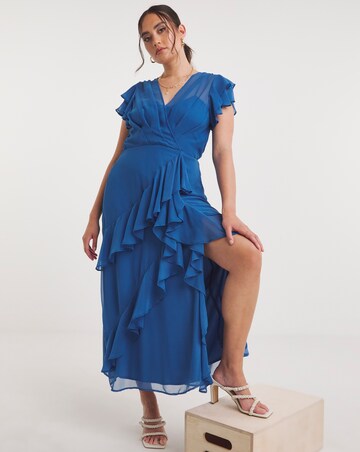 Joanna Hope Ruffle Maxi Dress