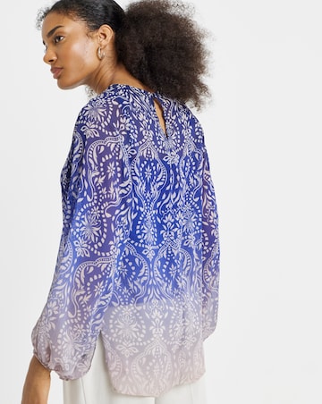 Joanna Hope Ombre Printed Blouse