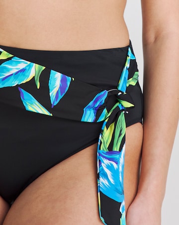 Fantasie Talm Beach Gathered High Waist Bikini Brief Black