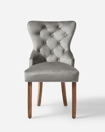 Mabel Button Back Pair of Dining Chairs