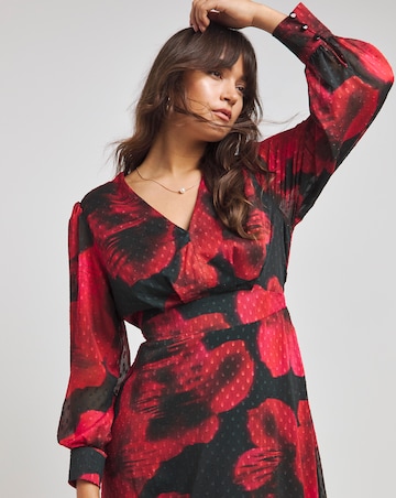 Flounce London Printed Chiffon Midaxi